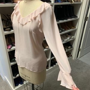 Banana Republic blush blouse